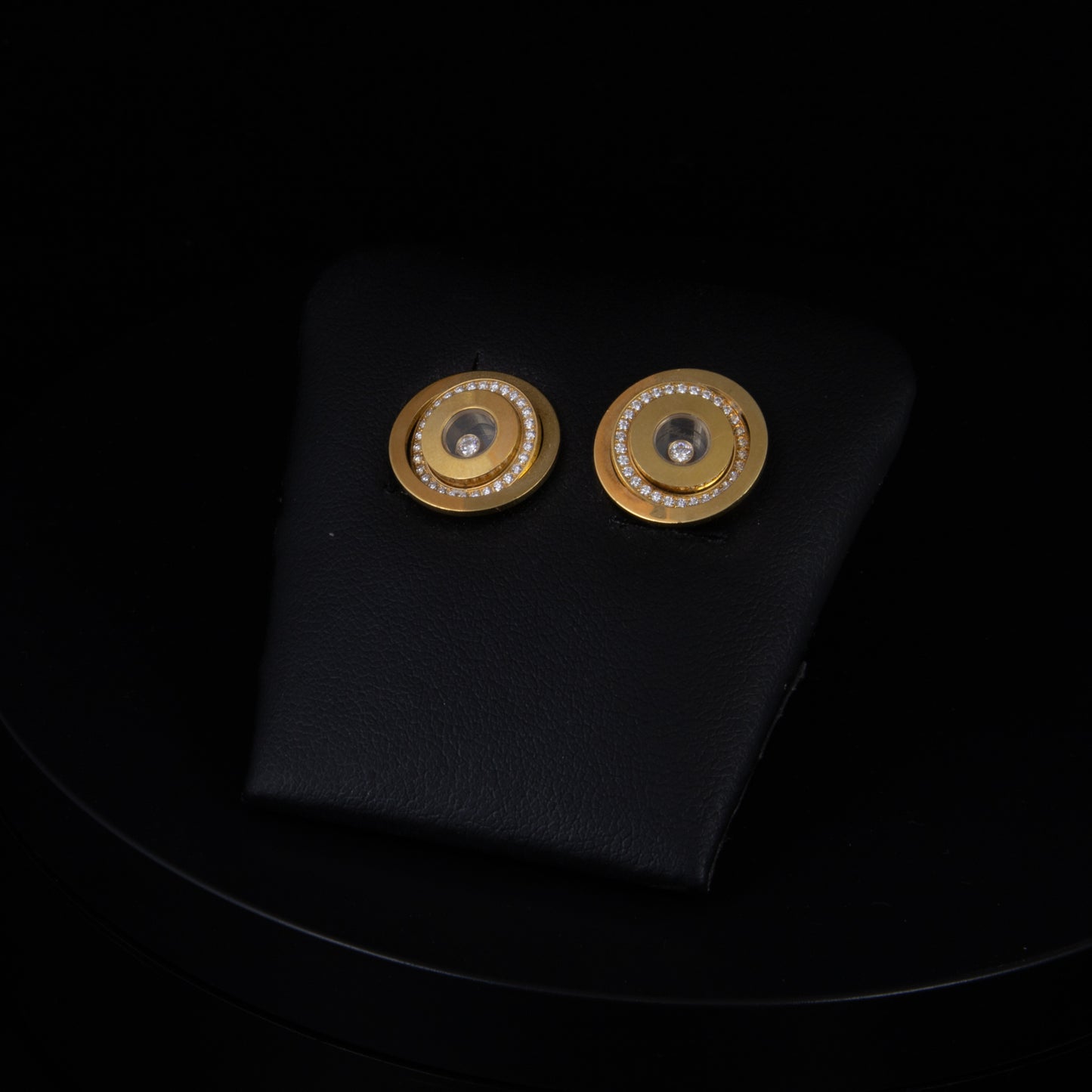 Pendientes Happy Diamonds corona de diamantes de la marca Chopard