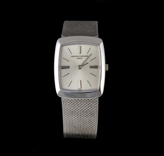 Reloj Vacheron Constantin en oro blanco de cuerda. 25 x 32 mm.