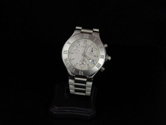 Reloj Cartier 21 Chronoscaph, en cuarzo.