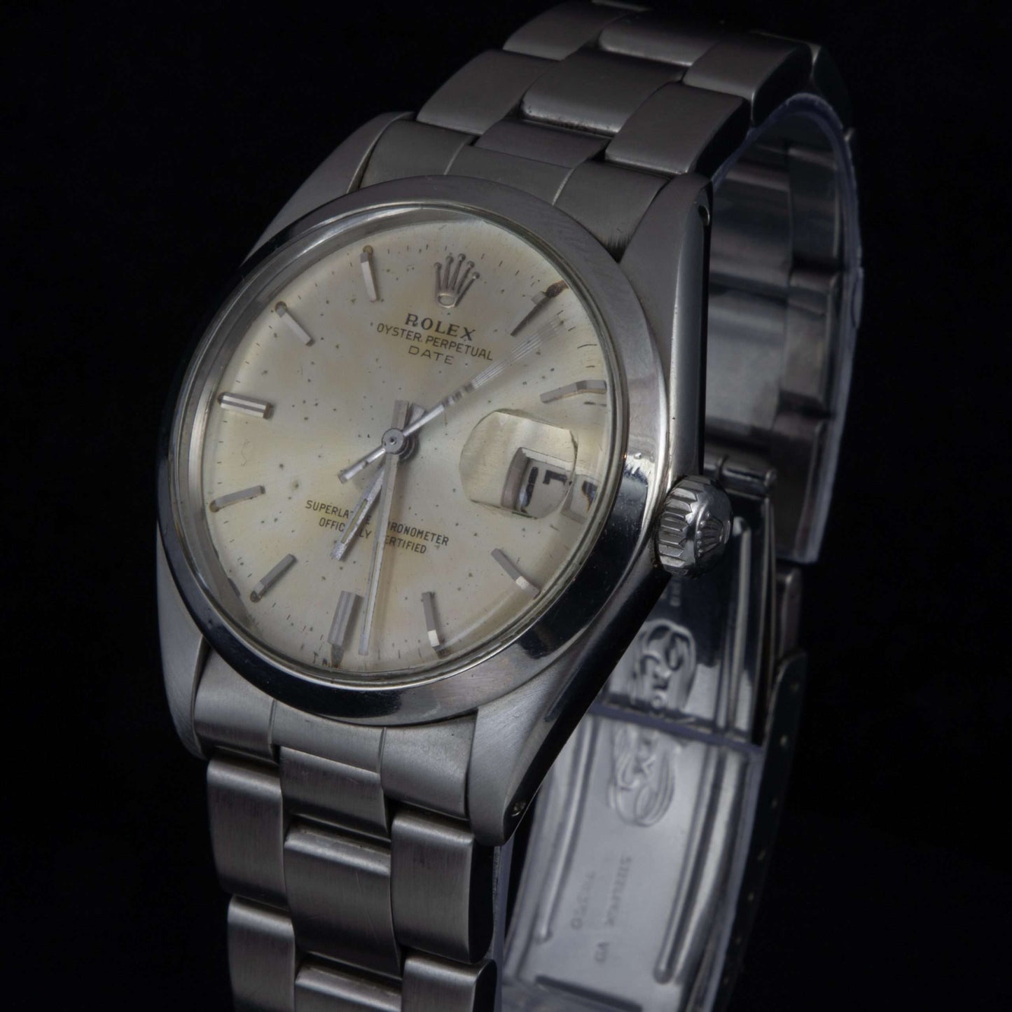 Rolex Oyster Perpetual Date del año 1978, calibre 1500, 34mm en acero