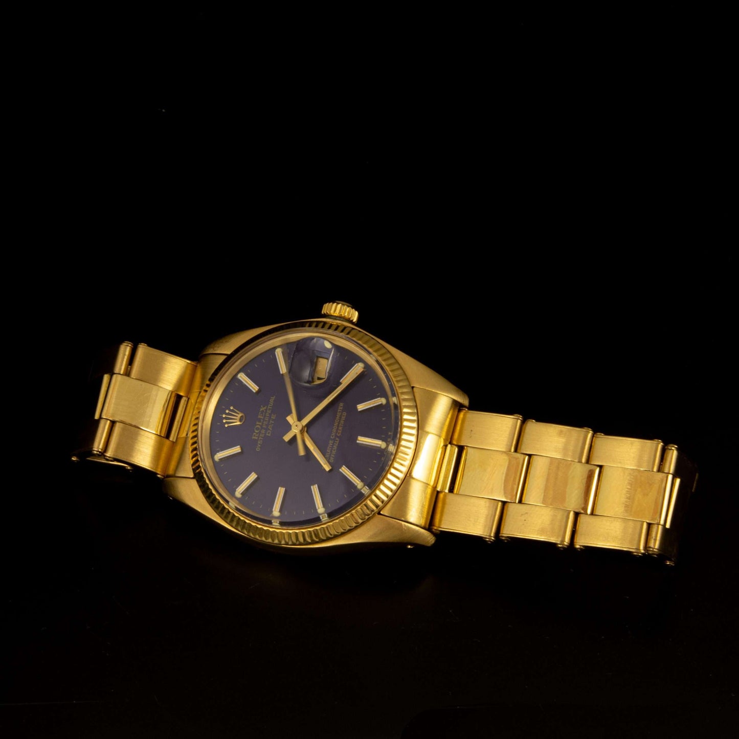 Rolex Oyster Perpetual Date 14K automático, de 34 mm. año 1986.