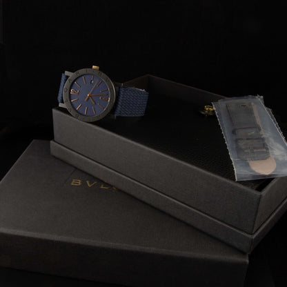 Bvlgari Solotempo Automático - Caja en Acero Inoxidable - 41mm - Caja y documentación