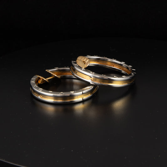 Criollas en acero y oro de Bulgari modelo BZero.