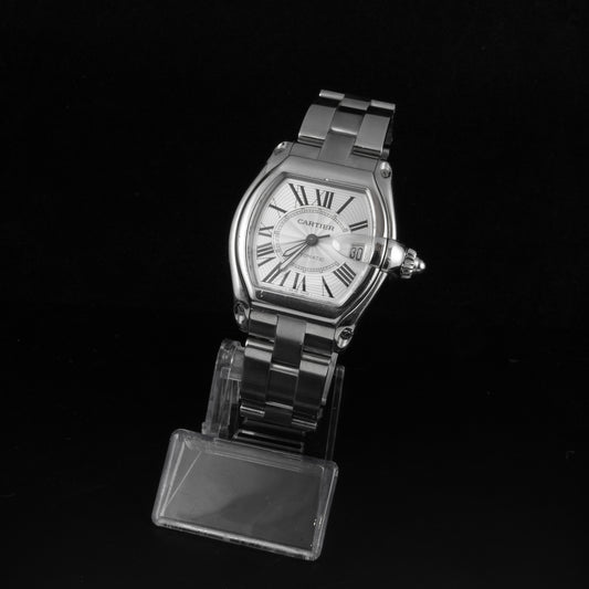 Reloj Cartier Roadster  – Cuarzo – Caja Tonneau de Acero Inoxidable