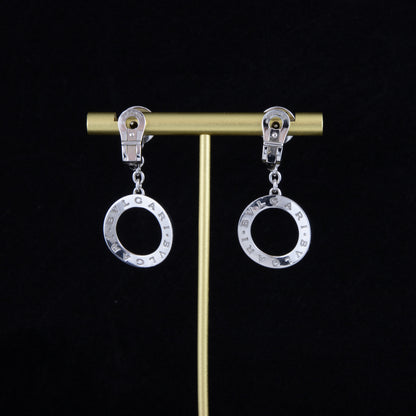Pendientes Bulgari Bvlgari en oro blanco y onix.