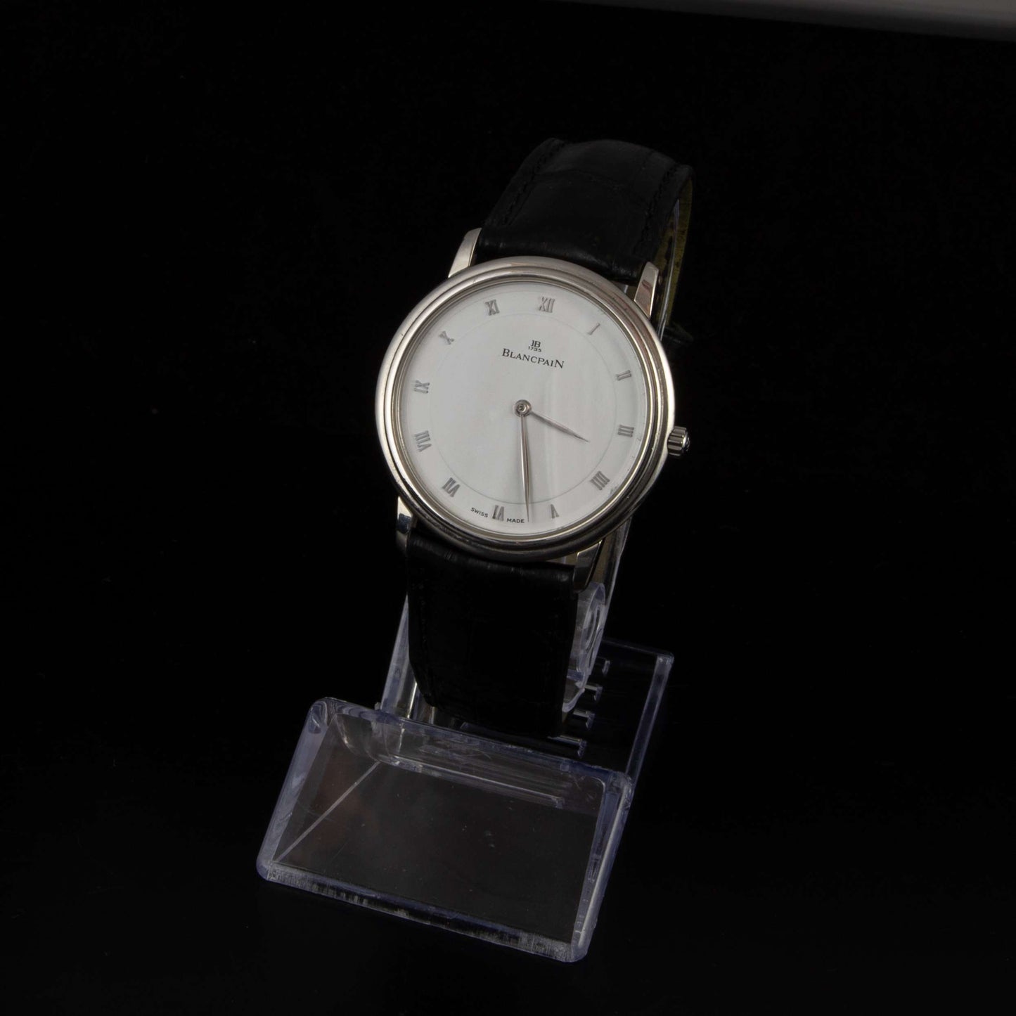 Reloj Blancpain Villeret Ultra Flat Platino, automático de 32 mm. con documentación. Año 92.